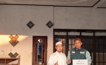 LAZ SIDOGIRI SALURKAN BANTUAN UNTUK GURU MTQ KI LEMAH DUWUR PEJAGAN BANGKALAN