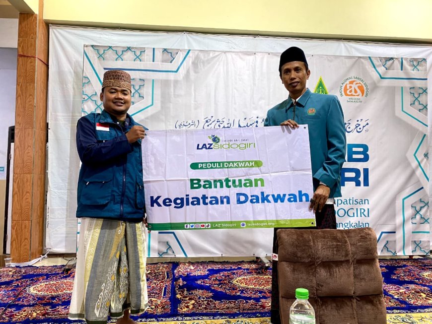 LAZ SIDOGIRI DUKUNG KEGIATAN DAKWAH DAN NGAJI KITAB SIDOGIRI DI BANGKALAN
