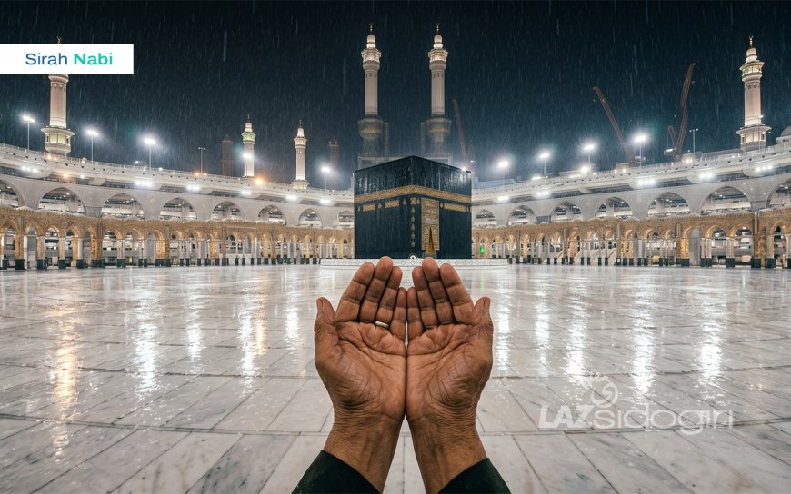 DOA DI MASA KECIL NABI MUHAMMAD ﷺ YANG MENGHADIRKAN HUJAN DI MAKKAH