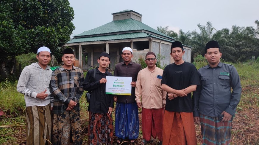 BANTUAN SARANA IBADAH UNTUK MENGHIDUPKAN KEMBALI PEMBANGUNAN MASJID DK SIDOGIRI BONTANG DI TELUK PANDAN