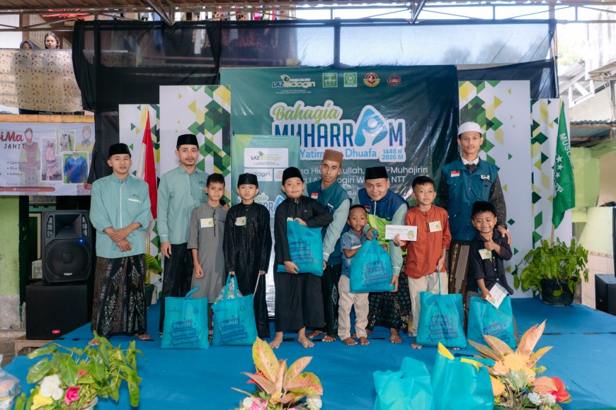95 ANAK YATIM DAN DHUAFA TERSENYUM BAHAGIA MENERIMA SANTUNAN DI ATAMBUA