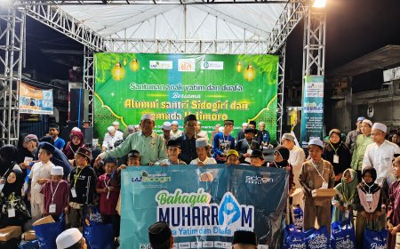 SANTUNAN ANAK YATIM DAN DHUAFA HADIRKAN KEBAHAGIAAN DI MUNCAR BANYUWANGI MELALUI KOLABORASI LAZ SIDOGIRI DAN PEMUDA KALIMORO