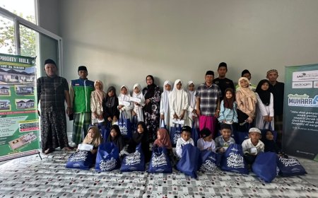 SANTUNAN MUHARRAM LAZ SIDOGIRI UNTUK PULUHAN YATIM DI SUNGAI KAKAP