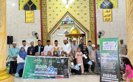 BAHAGIA MUHARRAM 1448 H, LAZ SIDOGIRI HADIRKAN SENYUM ANAK YATIM DI MAROS