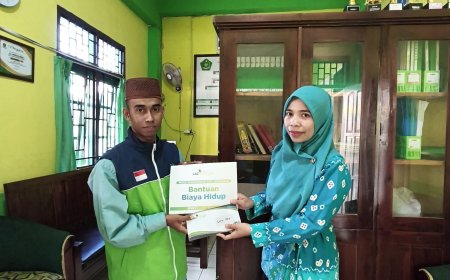 LAZ Sidogiri NTT Berikan Bantuan Biaya Hidup untuk Guru Madrasah di MA Al-Muhajirin Atambua