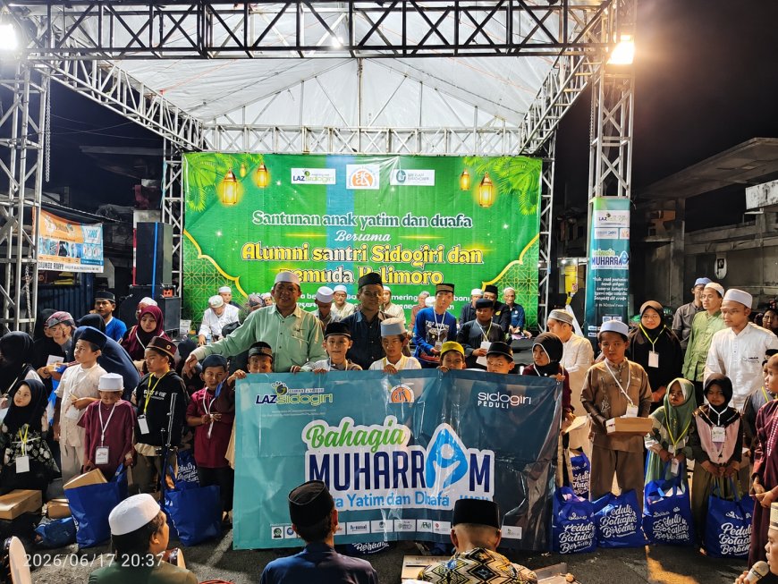 SANTUNAN ANAK YATIM DAN DHUAFA HADIRKAN KEBAHAGIAAN DI MUNCAR BANYUWANGI MELALUI KOLABORASI LAZ SIDOGIRI DAN PEMUDA KALIMORO