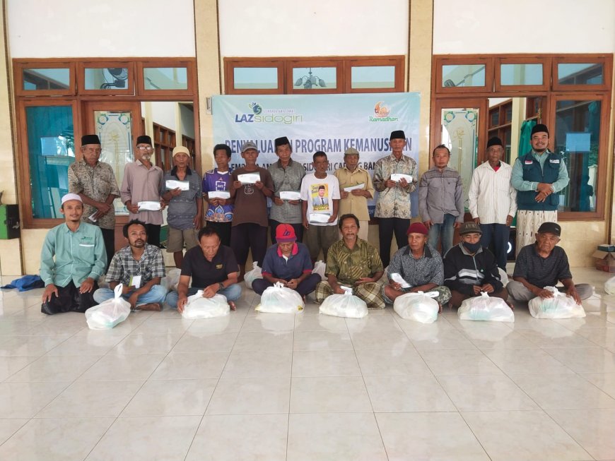 LAZ SIDOGIRI BANYUWANGI SALURKAN PROGRAM KEMANUSIAAN UNTUK WARGA BERBAGAI LATAR BELAKANG DI LINGKUNGAN MASYARAKAT