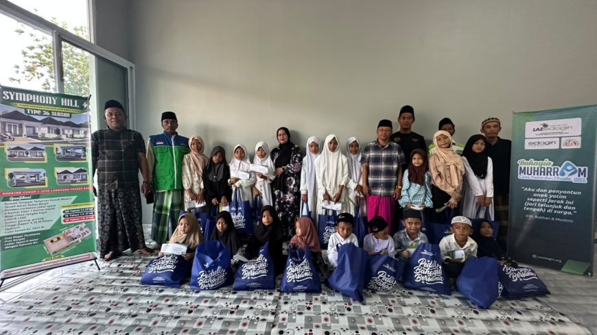 SANTUNAN MUHARRAM LAZ SIDOGIRI UNTUK PULUHAN YATIM DI SUNGAI KAKAP