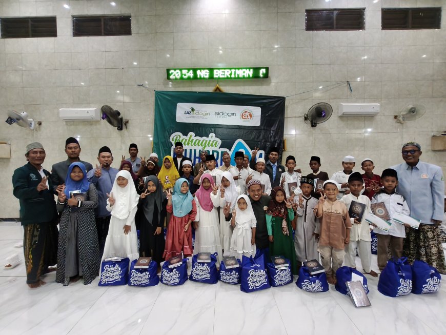 LAZ SIDOGIRI SALURKAN AMANAH BAHAGIA MUHARRAM YATIM DI PABEAN CANTIAN SURABAYA