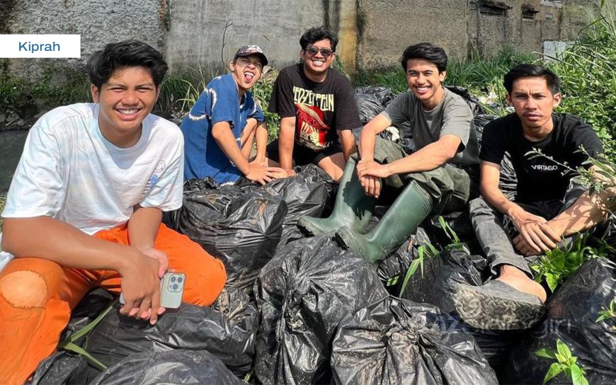 AJAK MASYARAKAT BERSIHKAN SAMPAH DENGAN AKSI NYATA