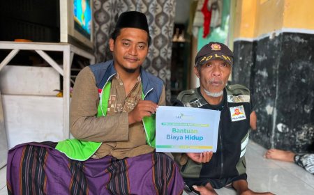 MENJAGA HARAPAN KELUARGA PRASEJAHTERA, LAZ SIDOGIRI HADIR KE KELUARGA PAK SLAMET KERSIKAN