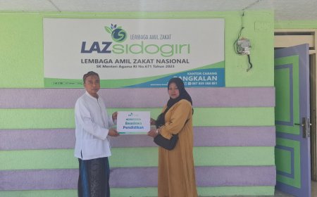 PEDULI PENDIDIKAN: LAZ SIDOGIRI JAGA ASA HUMAIDI UNTUK TERUS MENUNTUT ILMU