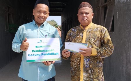 LAZ SIDOGIRI BANGKALAN BANTU PEMBANGUNAN GEDUNG PENDIDIKAN NURUL IKHLAS
