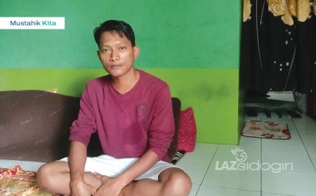 KULI BANGUNAN YANG BERJUANG SEMBUH DARI PENYAKIT JANTUNG