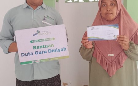 MOTIVASI PARA GURU, LAZ SIDOGIRI SALURKAN INSENTIF GURU TARBIYATUL ATFAL DI JADDIH BANGKALAN