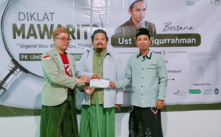 LAZ SIDOGIRI DUKUNG PELAKSANAAN DIKLAT MAWARITS DI JEMBER