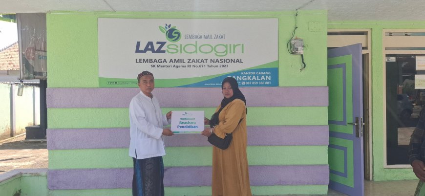 PEDULI PENDIDIKAN: LAZ SIDOGIRI JAGA ASA HUMAIDI UNTUK TERUS MENUNTUT ILMU