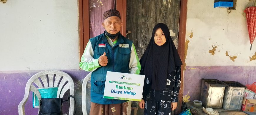 UNTUK MEMENUHI KEBUTUHAN HIDUP WARGA DHUAFA, LAZ SIDOGIRI BANTU SRI RAHAYU