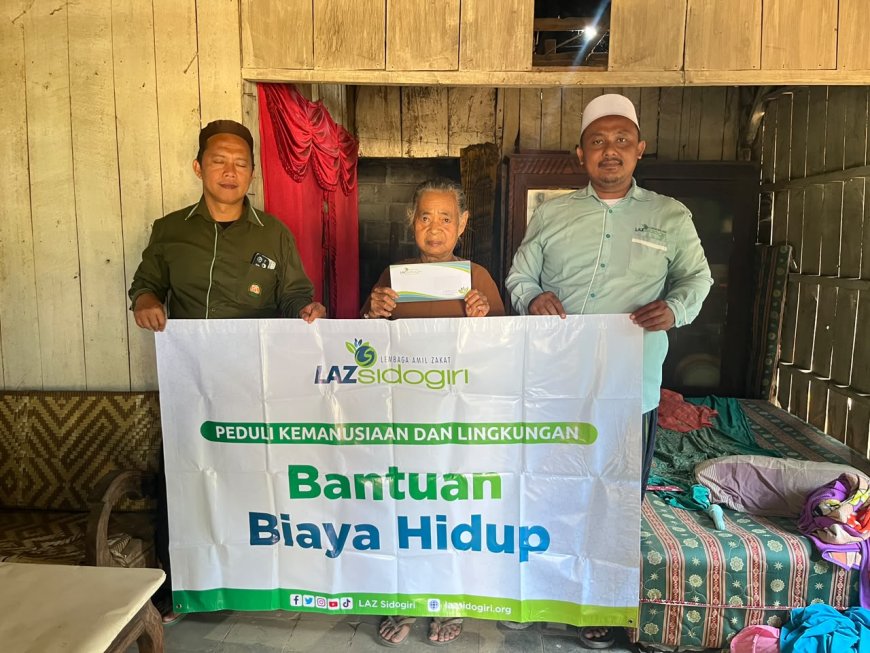 PEDULI WARGA PRASEJAHTERA, LAZ SIDOGIRI BANTU WARGA SEBATANGKARA DI PANDITAN PASURUAN