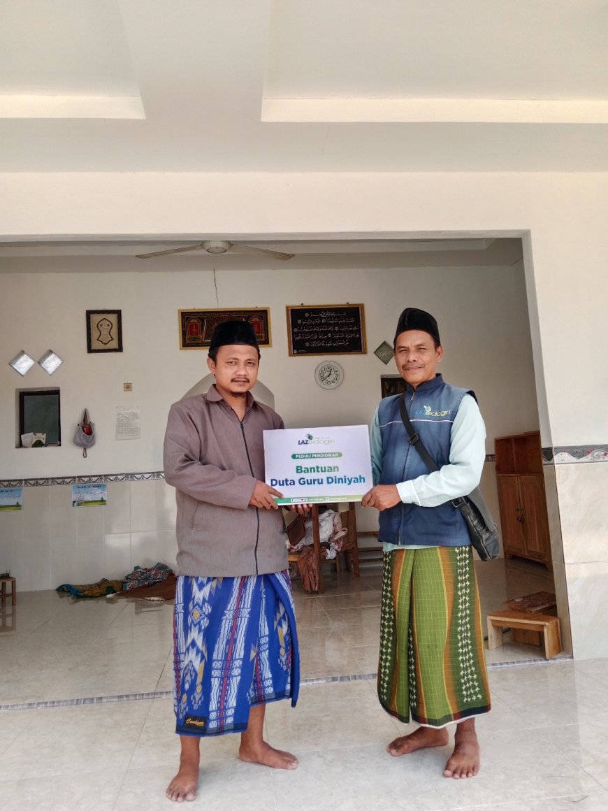 LAZ SIDOGIRI SALURKAN BANTUAN INSENTIF GURU UNTUK GURU MQK KATELENG BANGKALAN