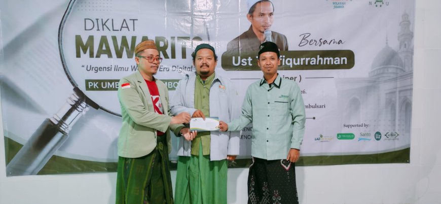 LAZ SIDOGIRI DUKUNG PELAKSANAAN DIKLAT MAWARITS DI JEMBER