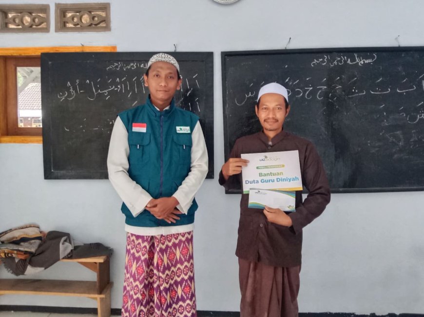 KUATKAN GENERASI QUR’ANI, LAZ SIDOGIRI SALURKAN INSENTIF GURU DINIYAH DI LUMAJANG