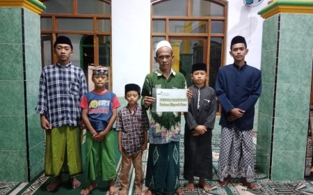 PEDULI GURU NGAJI, LAZ SIDOGIRI HADIR DI TAMANAN BONDOWOSO