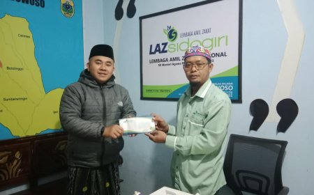 LAZ SIDOGIRI DUKUNG KEGIATAN MUAMMAR DI PP NURUL KHOLIL BONDOWOSO