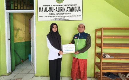 LAZ SIDOGIRI NTT SALURKAN BANTUAN BIAYA HIDUP UNTUK GURU ALIYAH DI PONDOK PESANTREN AL-MUHAJIRIN ATAMBUA