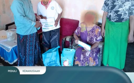LAZ Sidogiri Salurkan Bantuan Biaya Hidup untuk Lansia Dhuafa di Gondanglegi