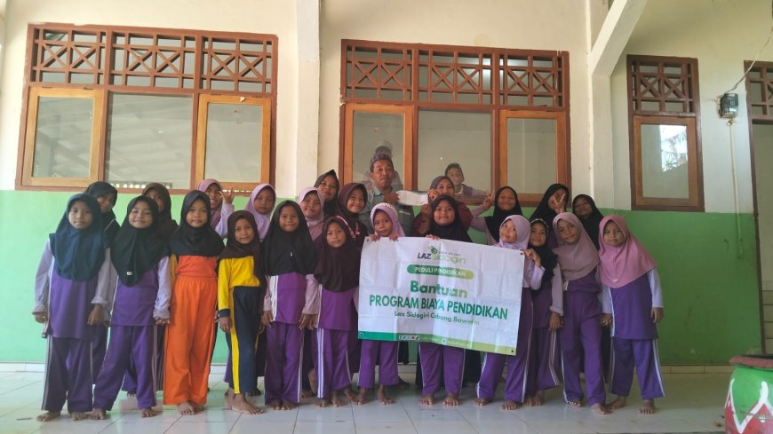 BUKA KESEMPATAN BELAJAR, LAZ SIDOGIRI SALURKAN BIAYA PENDIDIKAN UNTUK 50 ANAK DIDIK DHUAFA