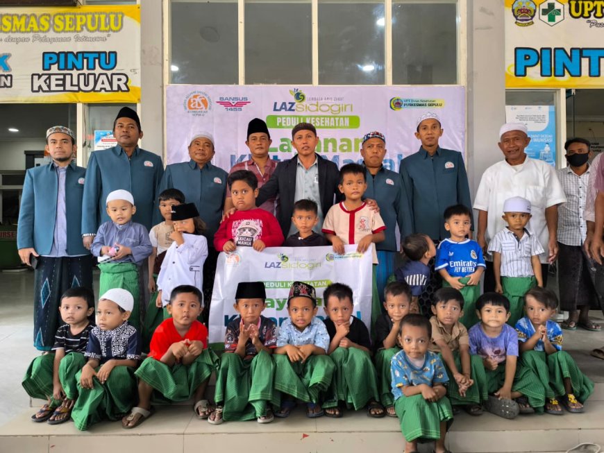 KHITAN MASSAL LAZ SIDOGIRI MENJAGA KESEHATAN ANAK DHUAFA