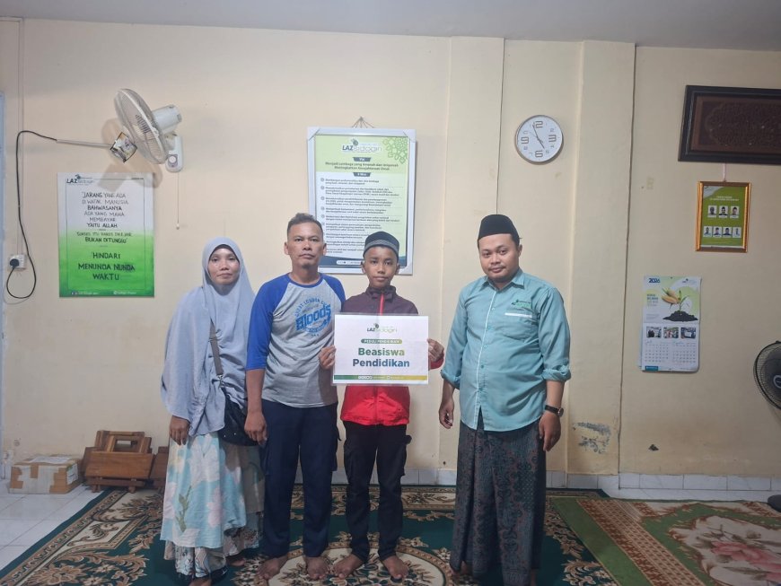 BEASISWA PENDIDIKAN LAZ SIDOGIRI MENJAGA SEMANGAT PARA PELAJAR DI BATAM