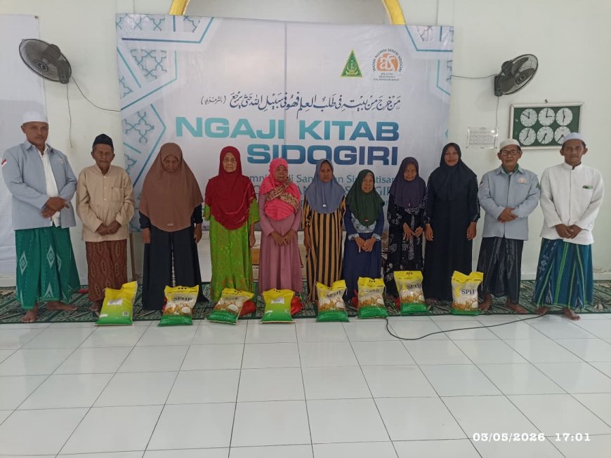 LAZ SIDOGIRI SALURKAN BANTUAN BIAYA HIDUP UNTUK 10 WARGA MEMPAWAH