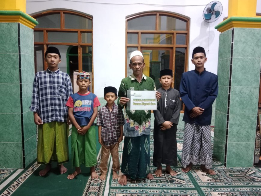 PEDULI GURU NGAJI, LAZ SIDOGIRI HADIR DI TAMANAN BONDOWOSO