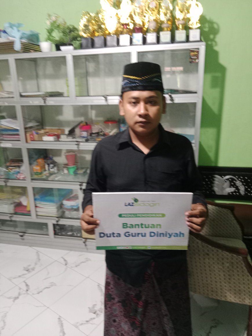 LAZ SIDOGIRI BANTU GURU MADRASAH DI TENGAH MINIMNYA BISYARAH