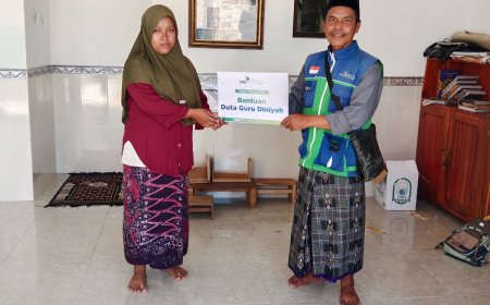SEBAGAI DUTA GURU AGAMA, LAZ SIDOGIRI BANTU GURU NGAJI