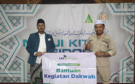 DUKUNG DAKWAH, LAZ SIDOGIRI HADIR NGAJI KITAB SIDOGIRIAN BANGKALAN