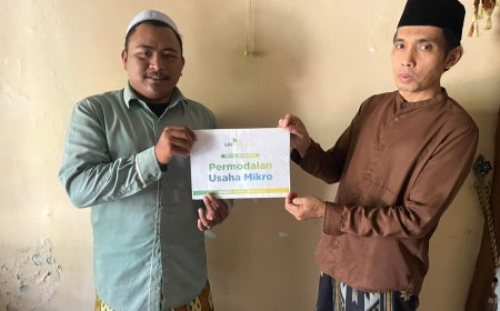 SUPPORT EKONOMI WARGA, LAZ SIDOGIRI SALURKAN MODAL USAHA AYAM POTONG DI PASURUAN