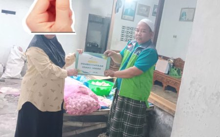 LAZ SIDOGIRI SALURKAN MODAL USAHA PEDAGANG BAWANG PUTIH DI PASURUAN