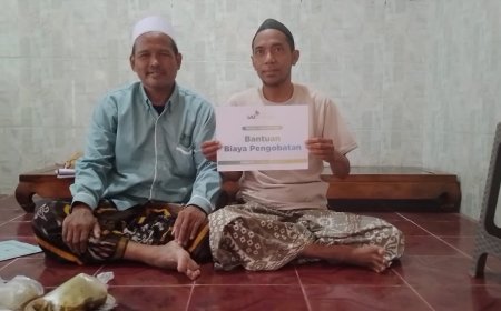 PEDULI SESAMA, LAZ SIDOGIRI BANTU BIAYA PENGOBATAN WARGA KRATON PASURUAN