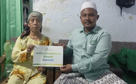 AMANAH DONATUR, LAZ SIDOGIRI BANTU BIAYA PENGOBATAN WARGA DHUAFA
