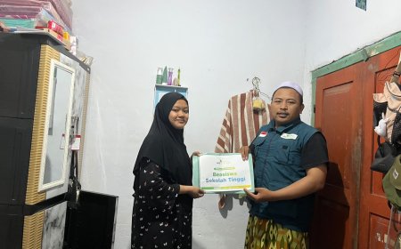 SUPPORT GENERASI MUDA, LAZ SIDOGIRI SALURKAN BEASISWA PENDIDIKAN WARGA SUKOLELO PRIGEN