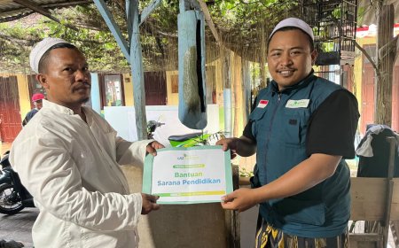 DUKUNG LEMBAGA PENDIDIKAN, LAZ SIDOGIRI SALURKAN BANTUAN SARANA PENDIDIKAN MMU A-76