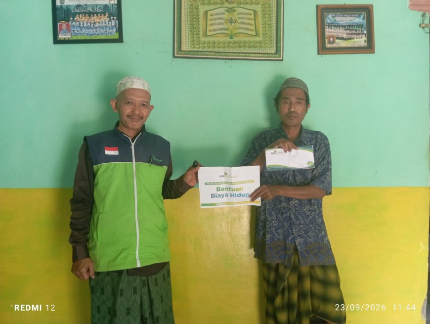PEDULI DHUAFA, LAZ SIDOGIRI RINGANKAN BEBAN HIDUP WARGA WARUNGDOWO