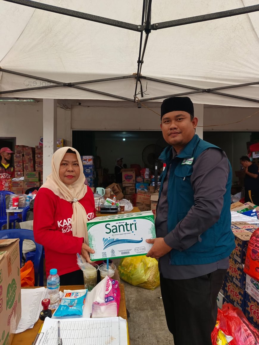 LAZ SIDOGIRI SALURKAN BANTUAN TANGGAP BENCANA KEBAKARAN DI TENGGARONG, KUTAI KARTANEGARA