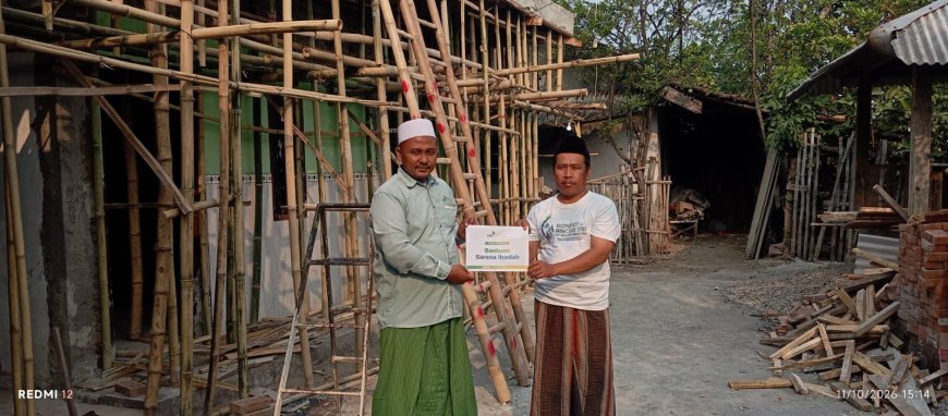 DUKUNG KEBERLANGSUNGAN DAKWAH, LAZ SIDOGIRI SUPPORT PEMBANGUNAN MUSHOLLA AL-HIDAYAH PASURUAN