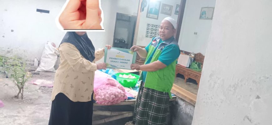 LAZ SIDOGIRI SALURKAN MODAL USAHA PEDAGANG BAWANG PUTIH DI PASURUAN
