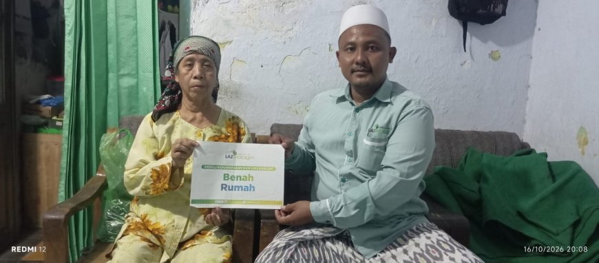 AMANAH DONATUR, LAZ SIDOGIRI BANTU BIAYA PENGOBATAN WARGA DHUAFA