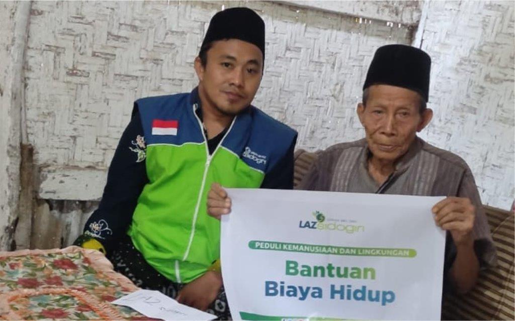LAZ SIDOGIRI REALISASIKAN BANTUAN BIAYA HIDUP WARGA DI PROBOLINGGO